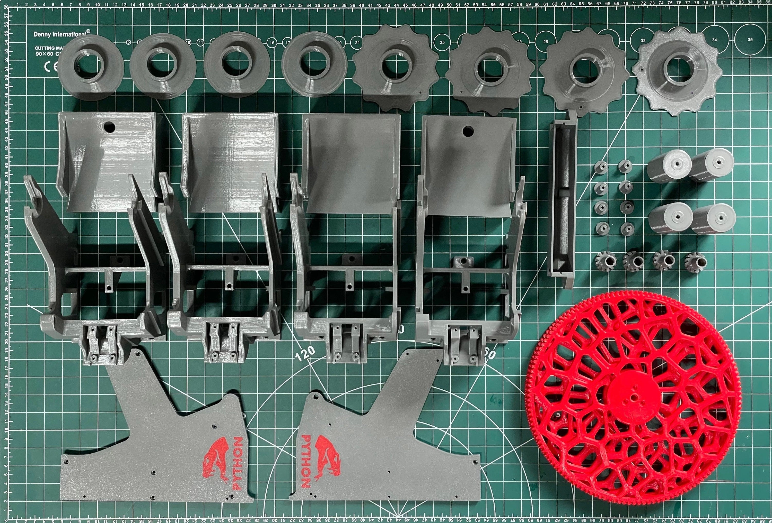 Python AMS Upgrade Kit - 3D Printed Parts and Hardware - Etsy