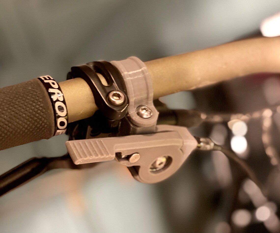 Mountain bike dropper post remote lever 3D Printed plastic Etsy