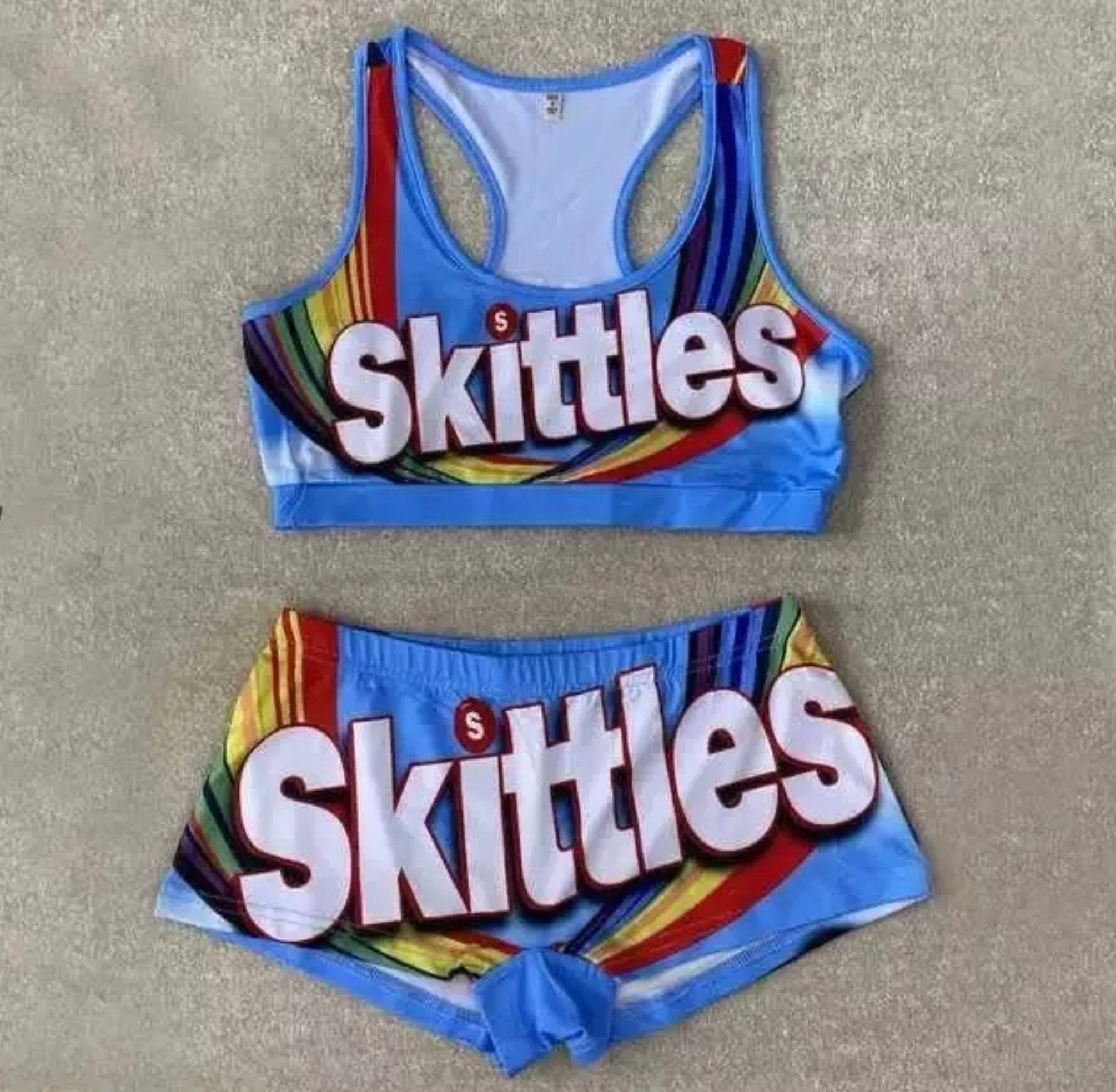 Skittles Snack Short Sets | Etsy Ireland