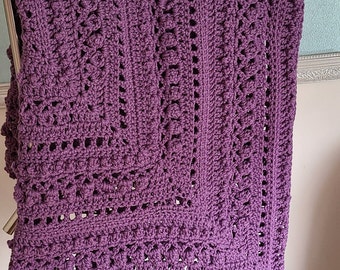 Crochet Throw,Blanket,Crochet,Baby Blanket,Toddler Blanket,Lap Blanket,Washable,Dryable,Unique Design