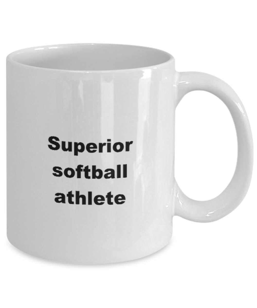 Softball athlete mug gift for superior softball athlete 11 oz Etsy