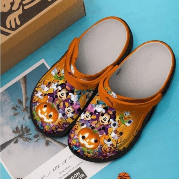 Mickey Mouse Halloween Crocs Crocband Clog Unisex Fashion Etsy