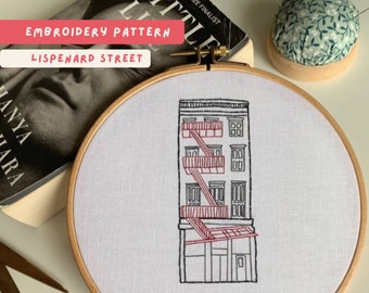 A Little Life Embroidery Pattern | LISPENARD STREET | Hanya Yanagihara Literary Art | Digital Download