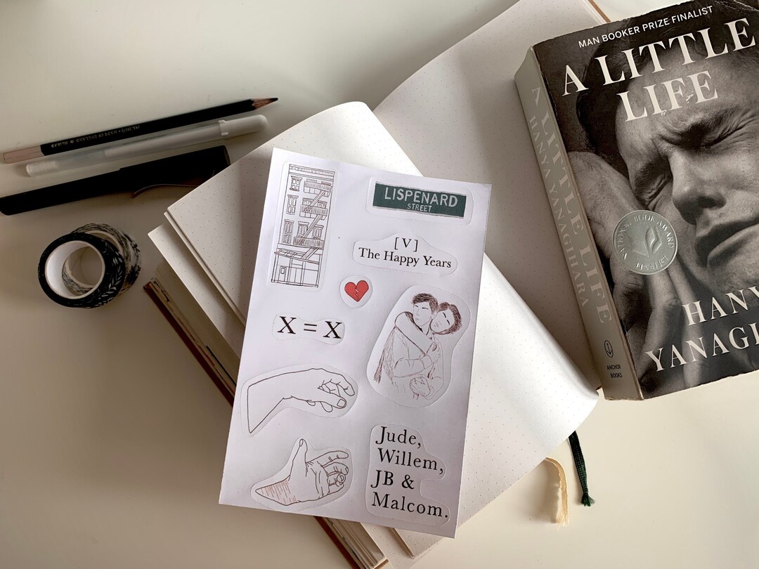Een Klein Leven Stickervel Hanya Yanagihara Literaire - Etsy