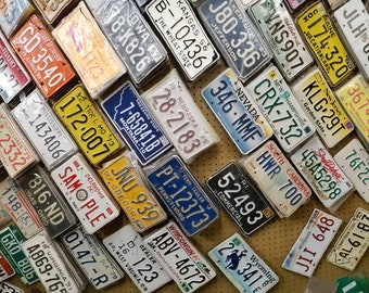 TOP Quality 4 MUCH LESS - License Plates - Compare prices!! Sold individually or 50 State Set/Run of All States. Vintage & Modern Tags