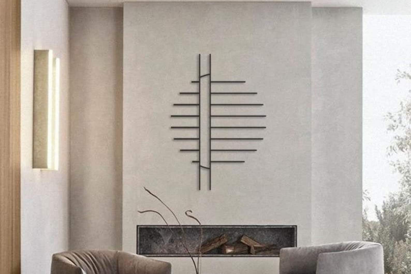 Elegant Wall Art Black Metal Wall Sign Art Work for Walls Etsy