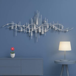 Water Drops Metal Wall Art: Abstract Contemporary Sculpture, Scandinavian House Art