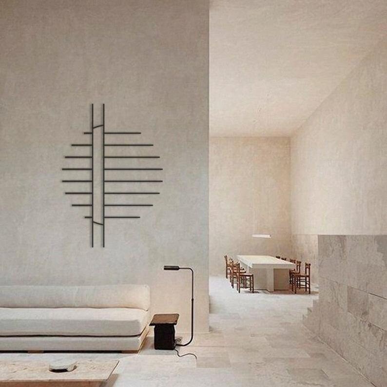 Black Metal Wall Decor Exterior Wall Decor Home Decor Wall Etsy