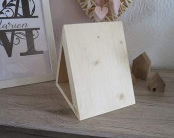 Bookend simple, book holder, book stand, bookmark, wood, book merch