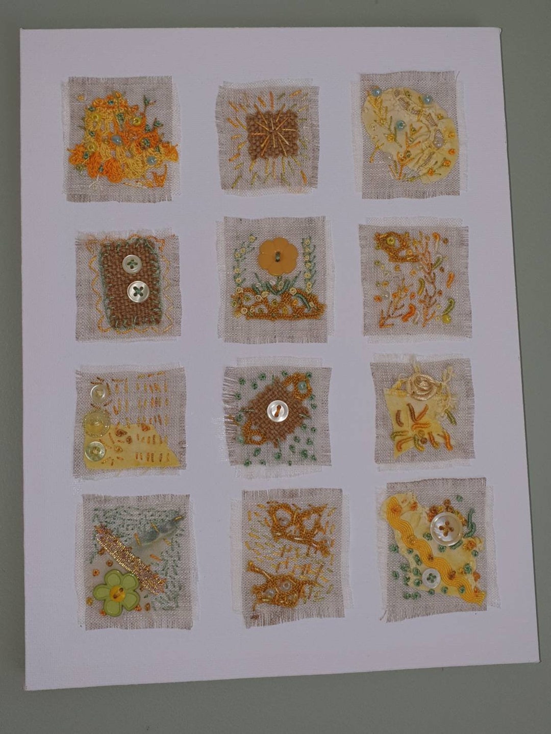 Spring Mixed Media Art Canvas - Etsy