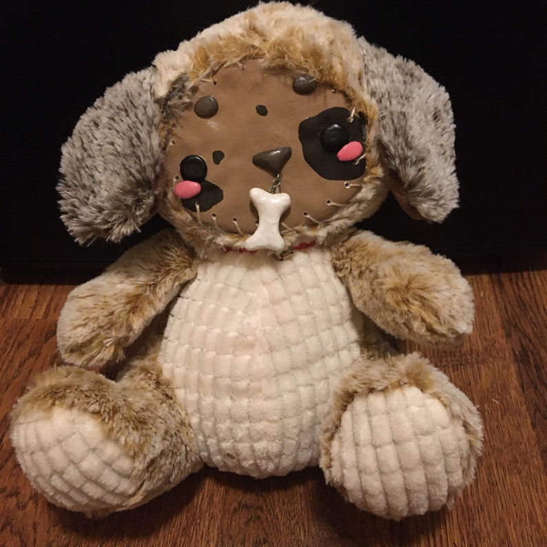 Clay Face Teddy Bear Etsy