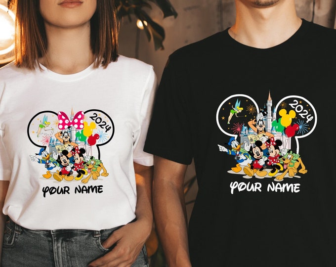 Mickey And Friends Shirt,Custom Disneyworld Shirts,Customized Disney Trip, Disney Family,Disney Ear Shirt,Disneyland Birthday,Minnie Shirt