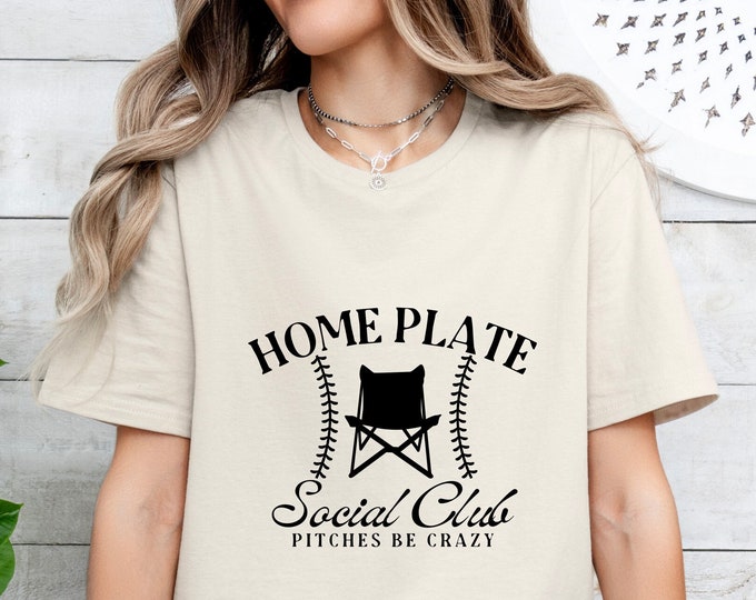 Home Plate Social Club Shirt, Pitches be Crazy T Shirt,Weekends Are For Baseball, Baseball Mom Shirt, Baseball Mama Shirt, Baseball Dad