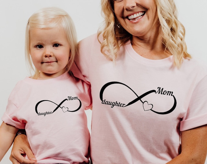 Infinity Mom and Daughter Shirt, Mother And Daughter Shirt, Mothers Day Shirt Daughter, Mother Day Gift From Daughter, Me and Daughter Tee