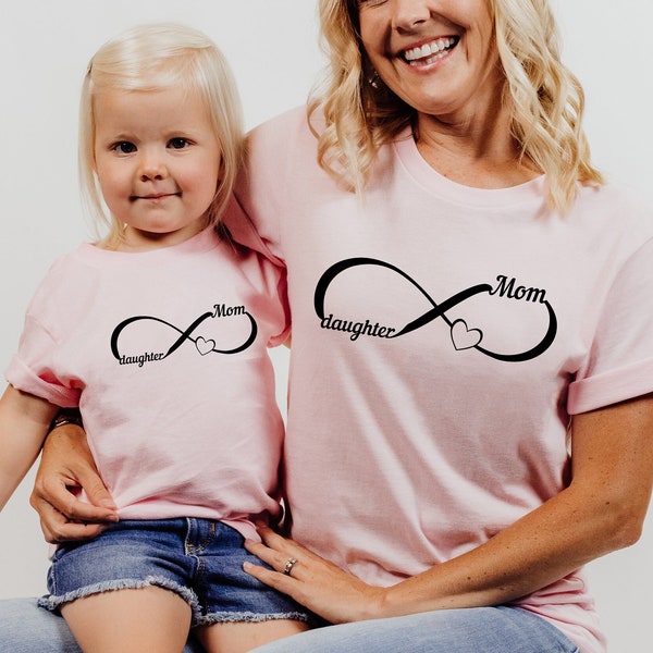 Infinity Mom and Daughter Shirt, Mother And Daughter Shirt, Mothers Day Shirt Daughter, Mother Day Gift From Daughter, Me and Daughter Tee