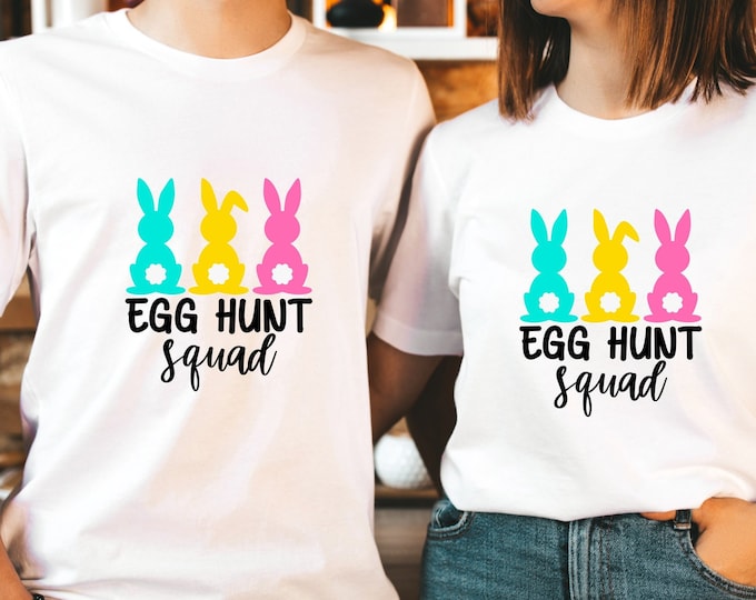 Egg Hunt Squad Shirt, Easter Family Shirts, Egg Hunting Shirt, Funny Easter Bunny Shirt, Easter Group Shirt, Easter Bunny Matching Shirt