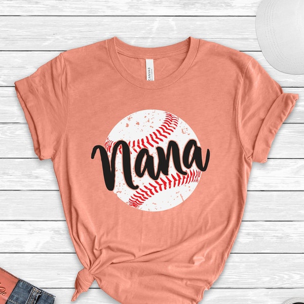 Baseball Nana Shirt, Baseball Grandma, Baseball Nana Gift, Nana Baseball Shirts, Baseball Family Shirts, Gift for Nana,Baseball Nana T-Shirt