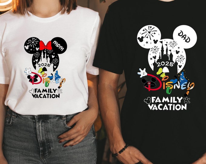 Custom Disney Family Vacation 2025, Disney Family Trip 2025, Custom Disney Matching Shirts, Family Vacation Shirt, Family Disneyworld Shirt