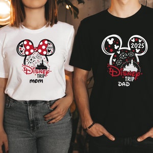 Custom Disney Trip 2025 Shirt, Disney Family Shirt, Disneyworld Shirts Family, Disney Family Shirts, Disneyland Shirt, Disney Shirt 2025