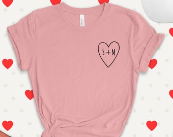 Cute Girl Shirt Monogrammed Shirt Girls Monogrammed Shirt Name with Initial Shirt Pink Initial Shirt w Name Custom Monogrammed Shirt