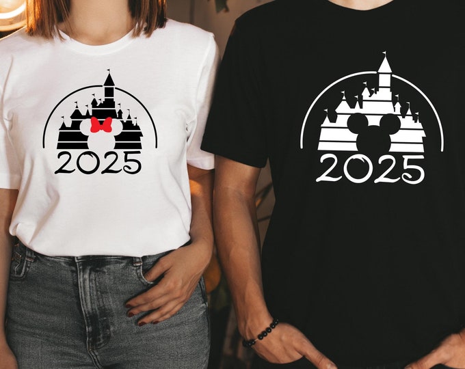 Disney Castle Family Shirt, Disney Castle 2025, Retro Castle 2025, Disneyworld Shirt, Disneyland Shirt 2025, Disney Shirt, Family Disney