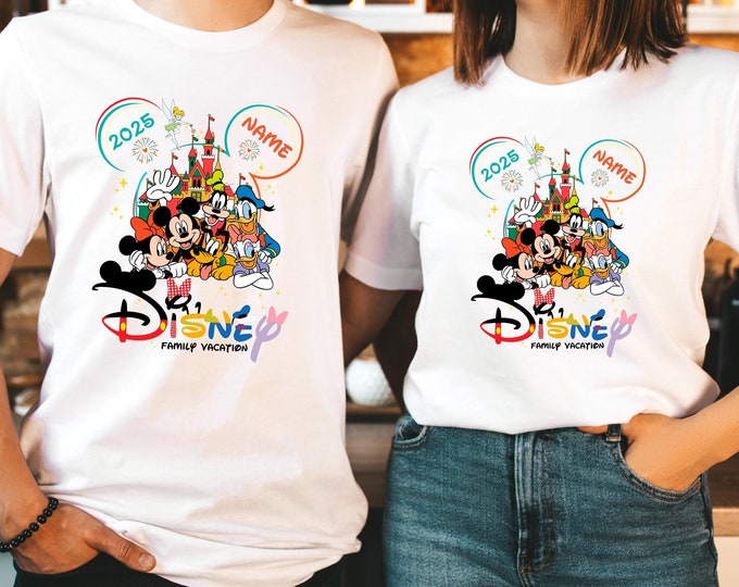 Custom Disneyland Shirt, Family Disneyworld Shirt,Disneyland 2025 Shirt, Family Disneyland,Matching Family Shirt,Gift For Her,Gift For Kids