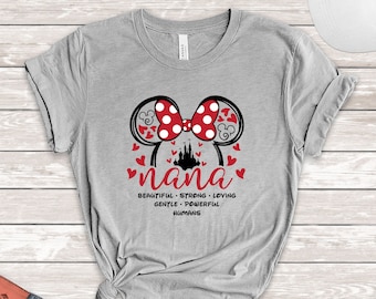 Minnie Nana Shirt, Nana Mouse Tee, Nana Disney Shirt, Nana Shirt