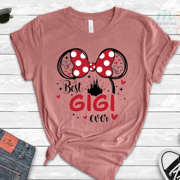 Minnie Best Gigi Ever Shirt, Best Gigi Ever Shirt, Mouse Gigi Shirt, Mothers Day Shirt, Pregnancy Announcement Grandma, Best Grandma Shirt