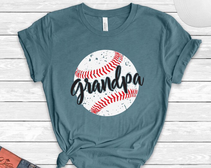 Baseball Grandpa Shirt, Baseball Grandpa T-Shirt, Baseball for Grandparents, Baseball Shirts for Grandpa, Baseball Gifts For Grandpa