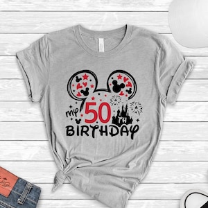 50th Birthday Shirt, Disney Birthday Tee, Mickey 50 Years Old Shirt, Gift For 50th Birthday, 50th Birthday Shirt For Men, My 50th Birthday