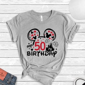 50th Birthday Shirt, Disney Birthday Tee, Mickey 50 Years Old Shirt, Gift For 50th Birthday, 50th Birthday Shirt For Men, My 50th Birthday