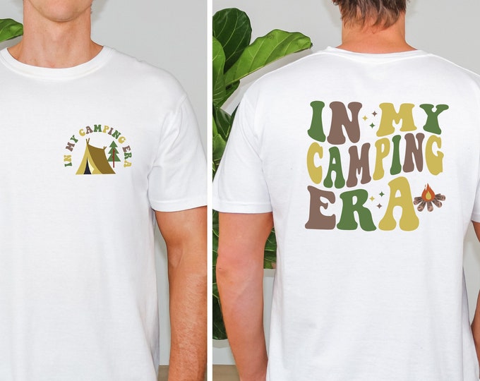 In My Camping Era Shirt, Camp Lover T-shirt, Family Camping Shirt, Adventure Lover Shirt, Gift For Campers, Trip and Camp Shirt