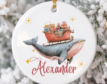 Custom Newborn First Christmas Ornament, Personalized Baby Name Keepsake, Xmas Gift for Parents