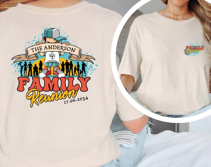 Custom Name Family Reunion Shirt, Personalized Family Name Shirt, Retro Family Shirt, Custom Shirt for Family, Family Matching Shirt