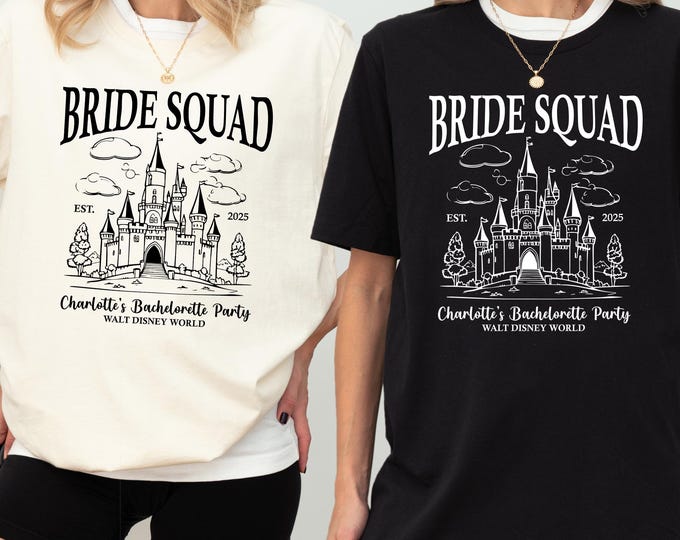 Custom Disney Bachelorette Party Shirt, Bride Crew Shirt, Bride Trip Shirt, Personalized Bride Shirt, Team Bride Shirt, Bacholerette Shirt