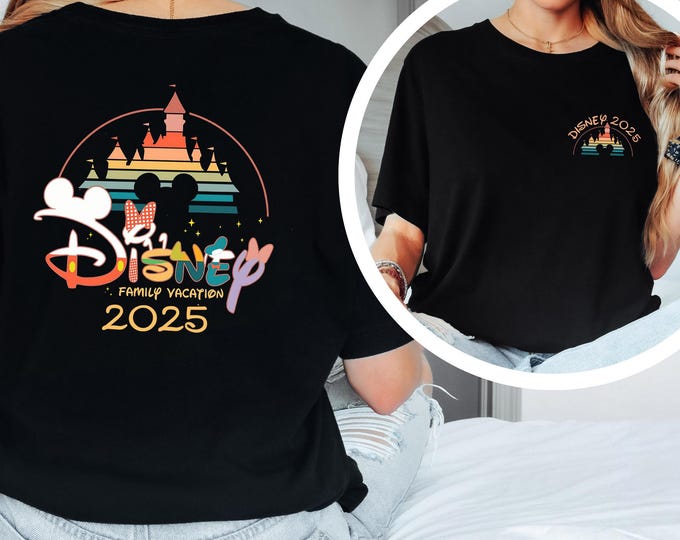 Disney Family Vacation 2025 Shirt, Disney Vacation Shirt, Mickey and Friends Shirt, Disney Family Trip Shirt, Magical Land Tee, Disney Trip