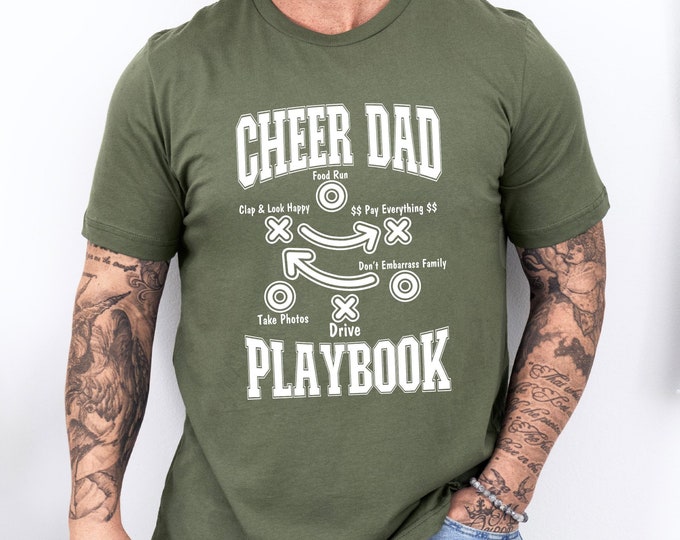 Funny Cheer Dad Shirt, Cheer Dad Tee, Dad Life Shirt, Cheerleader Dad Shirt, Cheer Life Shirt, Sports Dad Shirt, Cheer Season Shirt