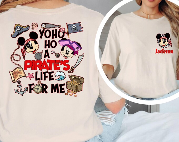 Custom Disney Pirates Shirt, Mickey and Minnie Pirates Shirt, Disney Cruise Shirt, Family Cruise Shirt, Custom Cruise Shirt, Cruise Trip Tee
