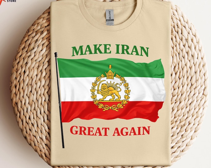 Freedom for Iran Shirt, Patriotic Tshirt, Political Shirt, Iran Flag Tee, Donald Trump, Operation Iran Shirt