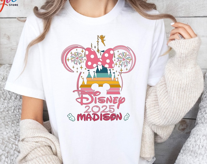Custom Name Disney Shirt, Personalized Disney Family Shirt, Family Trip Shirt, Family Vacation Shirt, Custom Disney Shirt, Disney Trip Shirt