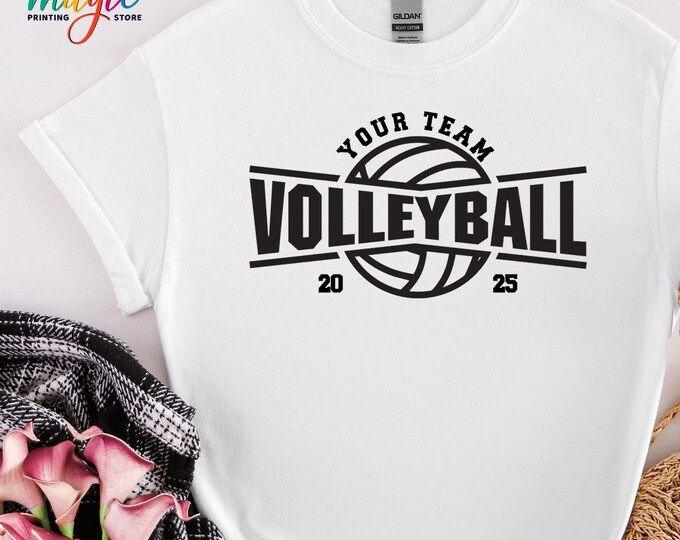 Custom Volleyball Team Shirt, Volleyball Season Shirt, Volleyball Mom Shirt, Volleyball Shirt, Volleyball Gift, Volleyball Player Shirt