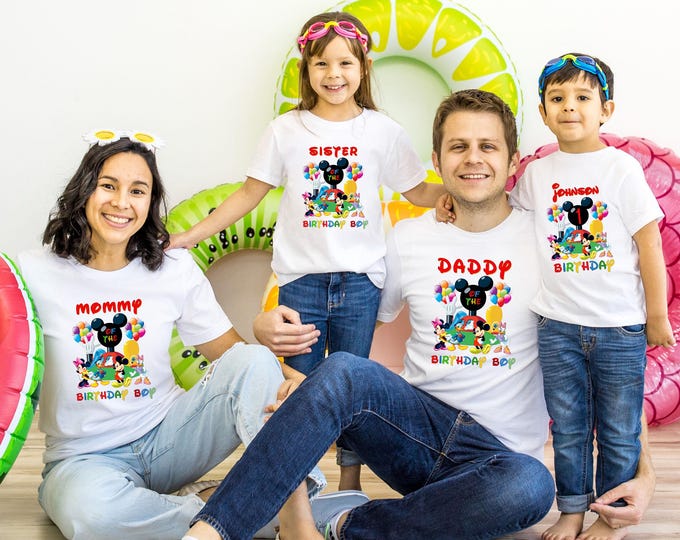 Custom Birthday Shirt, Personalized Birthday Boy Shirt, Disney Birthday Shirt, Family Birthday Shirt, Happy Birthday Shirt, Birthday Gifts