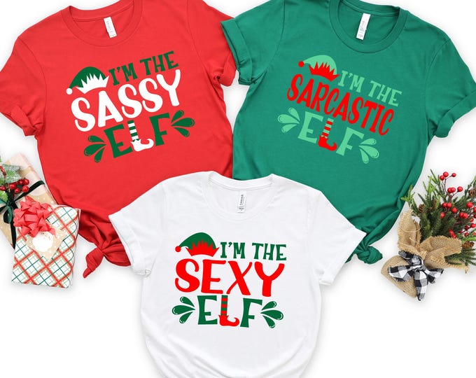 Custom Christmas  Squad Shirts, Christmas Pajamas Tee, Christmas Matching Shirt, Family Pjs Christmas Gift, Holiday Shirt for Groups