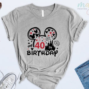 40th Birthday Shirt, Disneyland Birthday Shirt, Mickey 40 Years Old Shirt, 40th Birthday Shirt For Men, 40th Birthday Tee, Men Birthday