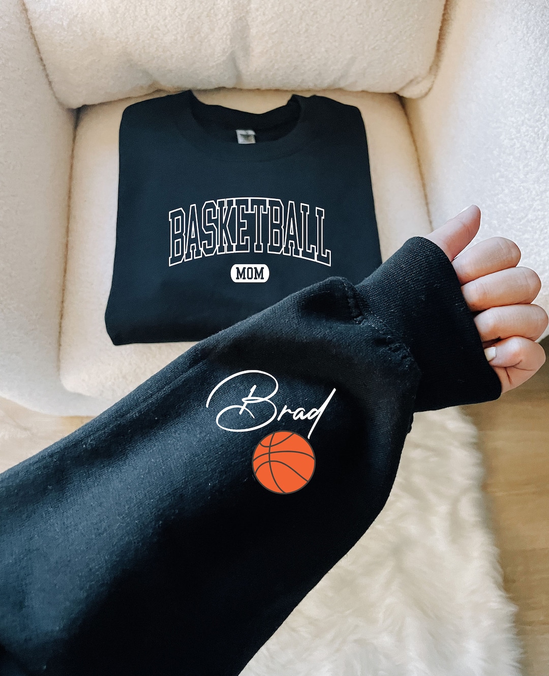 Custom Basketball Jerseys Personalized Basketball Mom Sweatshirt