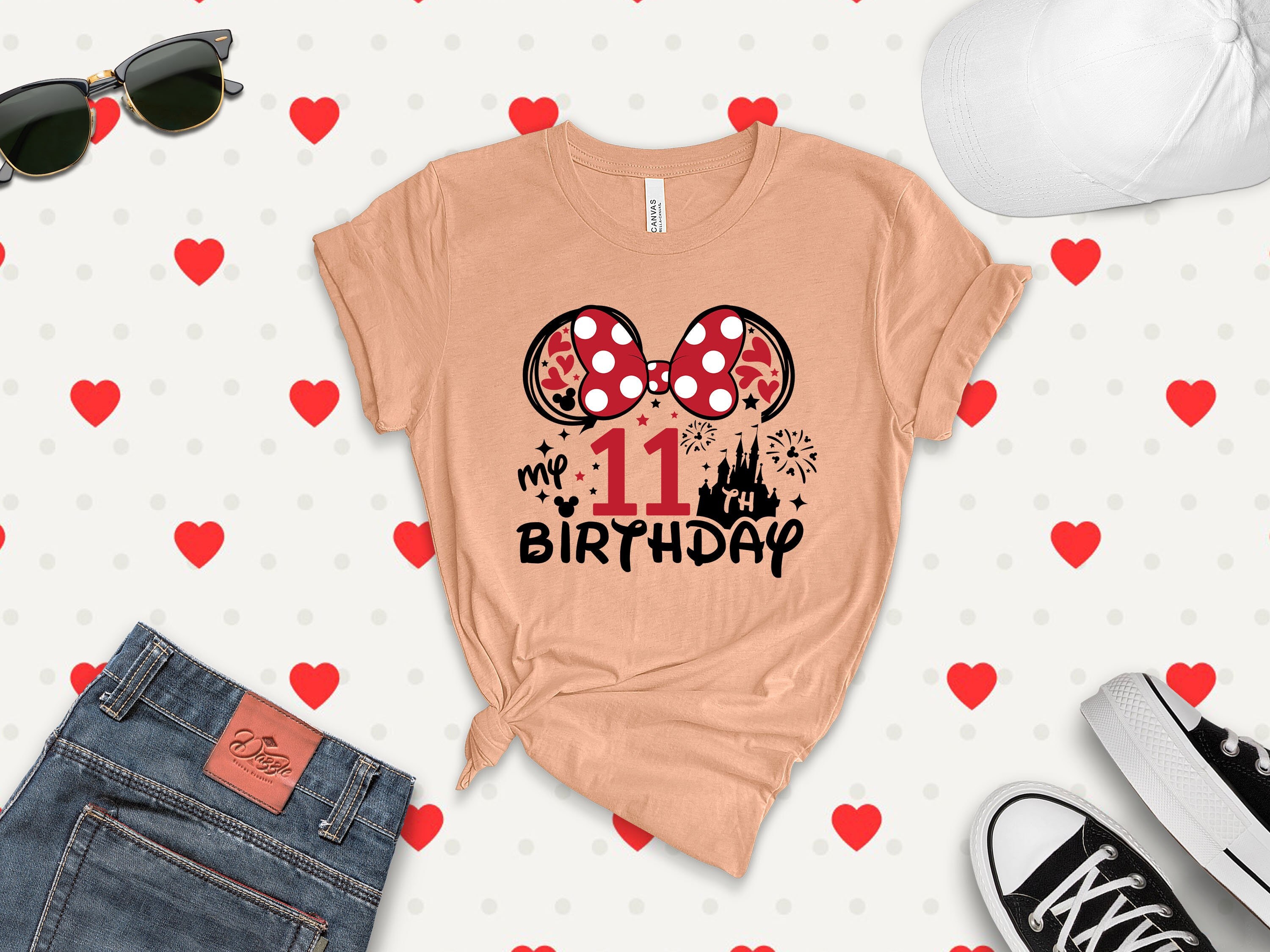Minnie 11th Birthday Shirt 11th Birthday Girl Shirt Minnie Birthday 