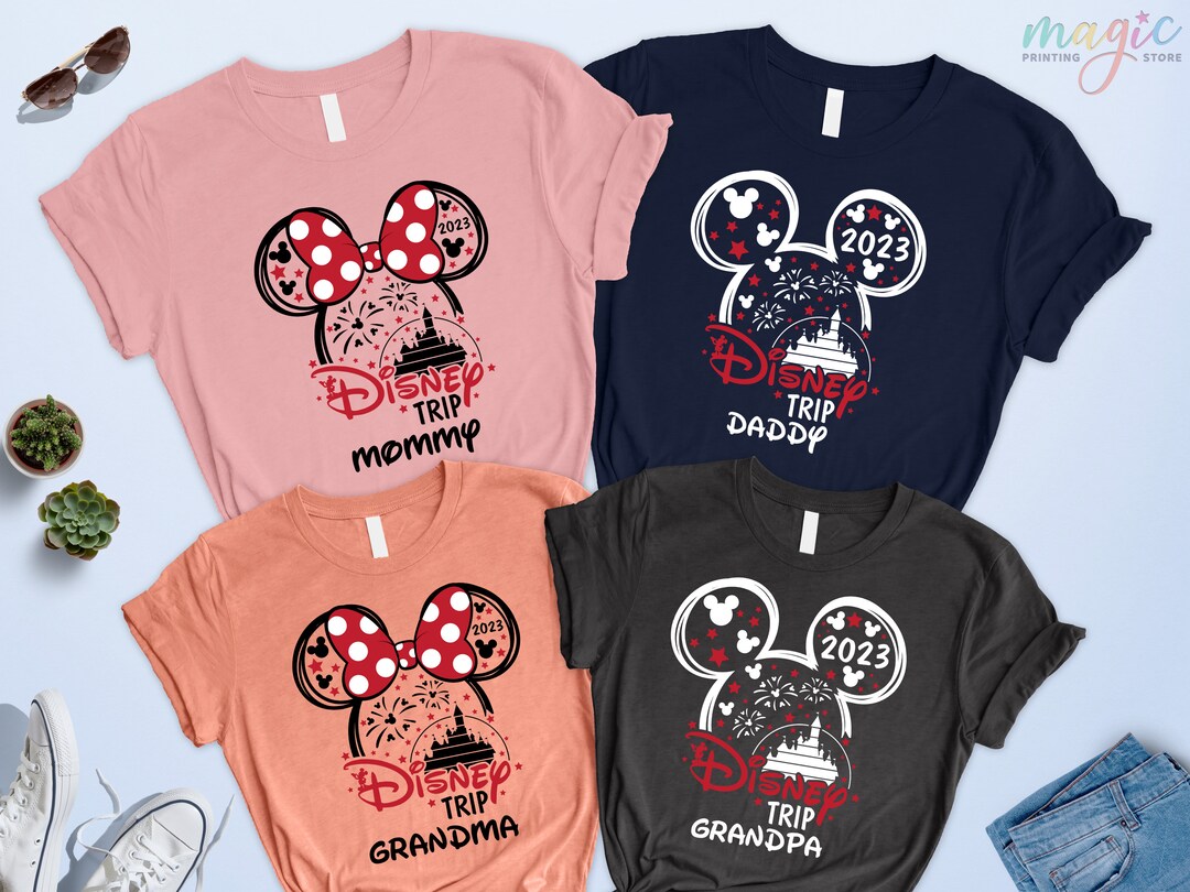 Disney Trip 2023 Shirt, Disney Family Shirt, Disneyworld Shirts Family ...