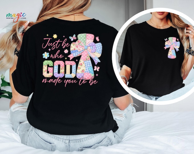Floral Christian Easter Shirt, Easter Jesus Shirt, Coquette Cross Tshirt for Easter, Bible Verse, Wildflowers Religious Gift