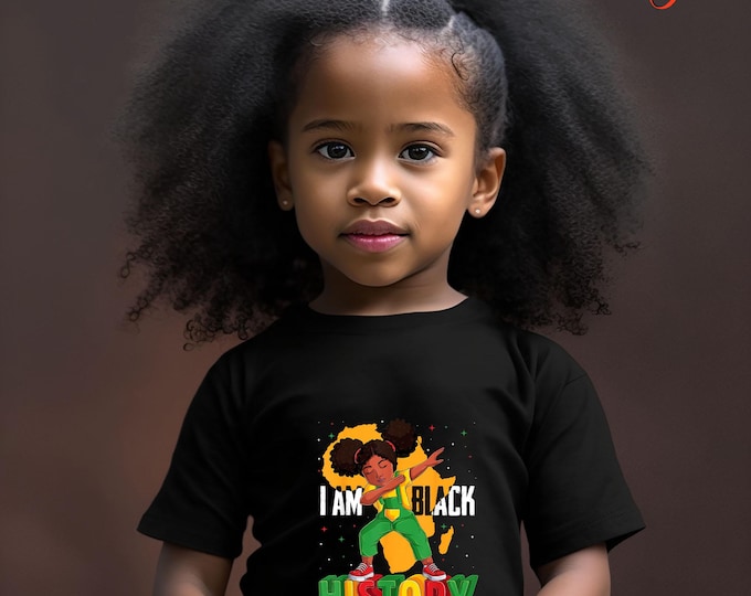 I Am Black History Kids Shirt, African American Boy Shirt, Juneteenth Girl Gifts