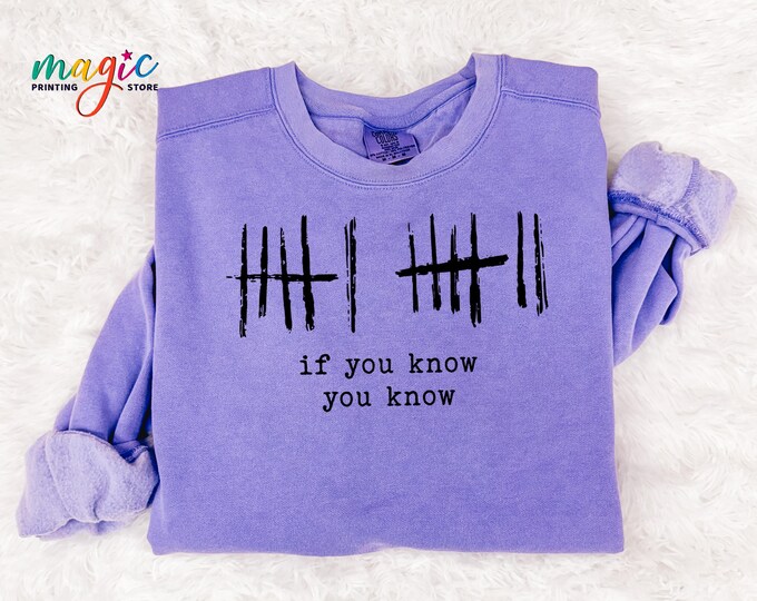 Funny Six Seven Sweatshirt, If You Know Sweater, Trendy Meme Shirt, Adult Humor Gift